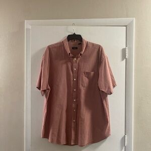 Van Heusen Men's Casual Rose Button Down Shirt